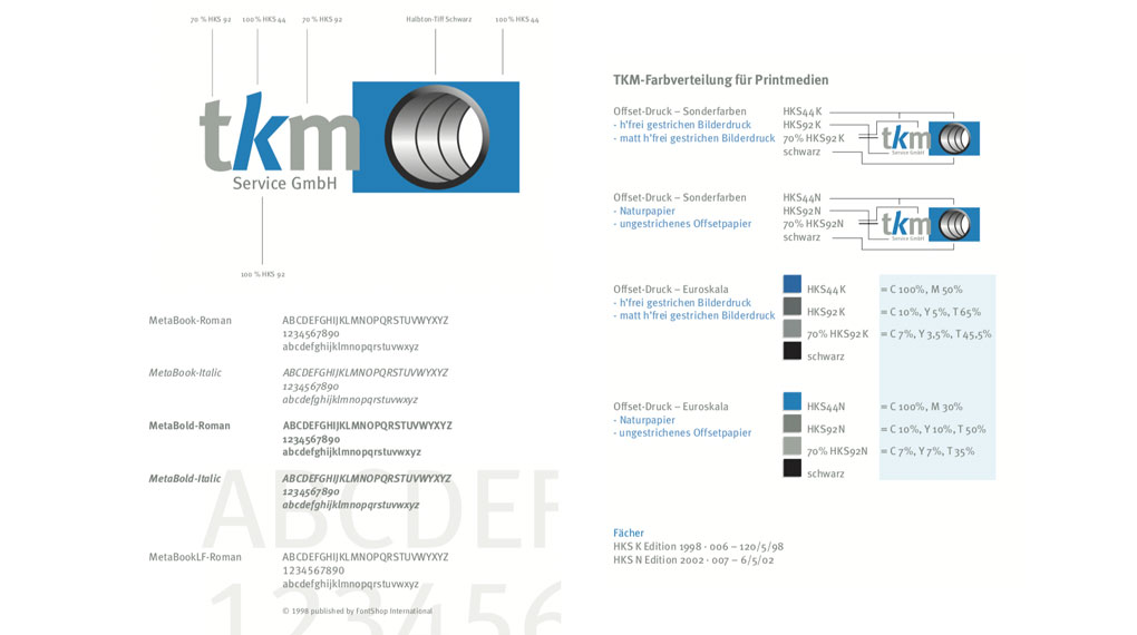 tkm Service GmbH – Design Manual
